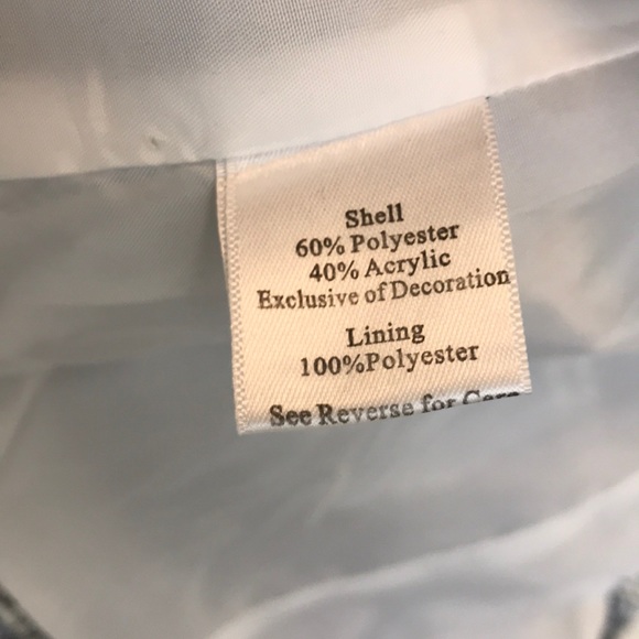 Katherine Blue, White & Silver Jacket Size XL - Picture 7 of 8